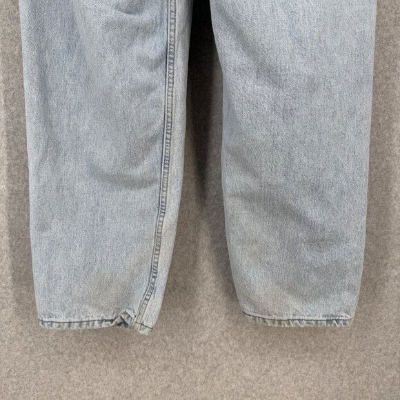 Levis Mens VTG Silvertab Baggy Jeans Size 33 Light Wash Denim Pleated Skater Y2K - Picture 6 of 13